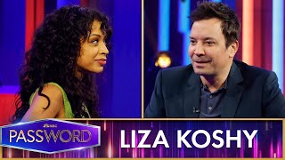 Jimmy Fallon and Liza Koshy Play a Black and WhiteThemed Round of Password [upl. by Draper114]