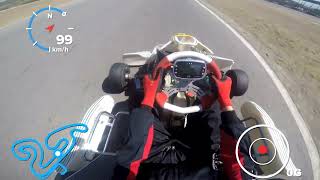 Karting Campillos TonyKart x30 OnBoard Tanda 1 [upl. by Maletta]