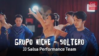 Grupo Niche  Soltero Choreo  JJ Salsa Intermediate Class Students [upl. by Enomys691]