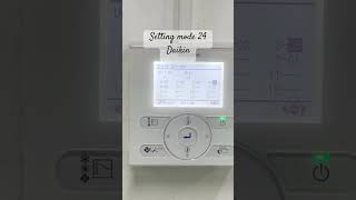 Setting mode 24 Daikin การตั้งค่า โหมด 24 รีโหมดdaikin หมูเด้ง vrv SMSaleAndService BRC1E63 [upl. by Adnole348]