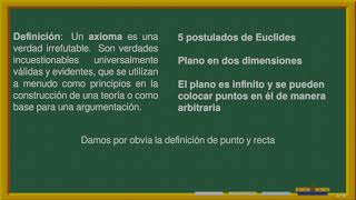 Los postulados de Euclides Clase 2 [upl. by Ahsiei]