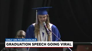 Graduation speech going viral for speaking out on Christian faith [upl. by Myrt]