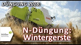 DÜV 5  DüngerCheck 2019  Dünger streuen 2019  Gerstendüngung  Das geht bei der Gerste 2019 [upl. by Atilehs]