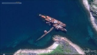 shipwrecks on google earth 3 [upl. by Assenev]