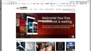 How To Sign Up For Audiblecom [upl. by Waterman]