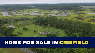 3620 Country Club Rd Crisfield MD  Waterfront 29 Acres [upl. by Nyrac]