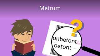 Metrum bestimmen  einfach erklärt [upl. by Asiul]