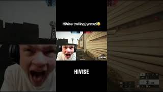 Hivise trolling Jynxzi 🤣 rainbowsixsiege gaming jynxzifunnymoments jynxi jynzxi shortsfeed [upl. by Yentruocal832]