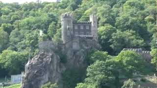 Flusskreuzfahrt 4 5 auf dem Rhein Von Rüdesheim bis zur Loreley  Full HD [upl. by Atoiganap]