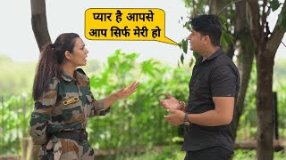 Proposing to lady Army prank  by Sumit Cool Dubey [upl. by Llerud]