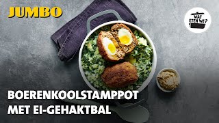 Wat eten we Boerenkoolstamppot met eigehaktbal [upl. by Mikahs602]