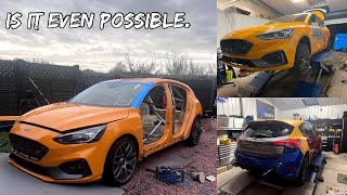 OUR MK4 FOCUS ST TAKES SHAPE 14 DAYS TO BE TRACK READY [upl. by Sandon]