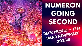 NUMERON GOING SECOND NOVIEMBRE 2023 DECK PROFILE  TEST HAND [upl. by Phelia]