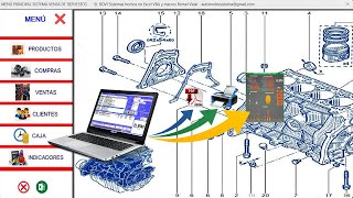 ✅ Venta de repuestos refacciones autopartes y cotización en Excel [upl. by Ayila]