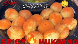 SPICY 🔥 GOLGAPPA CHALLENGE LOTS OFF CHILLI POWDER MUKBANG ASMR VIDEOchallenge asmr mukbang [upl. by Keefe]