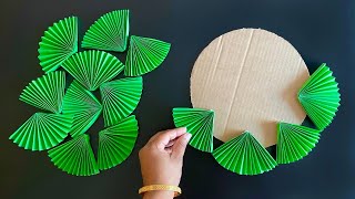 Unique Wall Hanging Craft  Paper Craft For Home Decoration  Paper Flower Wall Hanging  DIY [upl. by Langill]