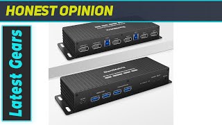 Ultimate DisplayPort KVM Switch for Dual Monitors  8K 144Hz USB 30 [upl. by Aenahs]