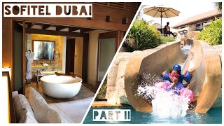 MASSIVE Bathtub  Sofitel Dubai The Palm Resort  Kids Vlog  Part II ShotOniPhone GoProHero6 [upl. by Galen]