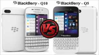 Blackberry Q5 vs Blackberry Q10 head to head comparison [upl. by Allimak]