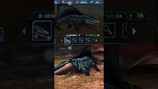 Jurassic World The Game LABYRINTHODONTIA LEVEL MAX [upl. by Elocon]