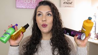 How I Style My Perm  DRUGSTORE PRODUCTS  Savannahxo28 [upl. by Greabe]