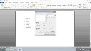 How to set Tabs in Word [upl. by Nylidnam256]