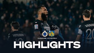 CLUB BRUGGE  KVC WESTERLO  HIGHLIGHTS  20232024 [upl. by Arymahs]