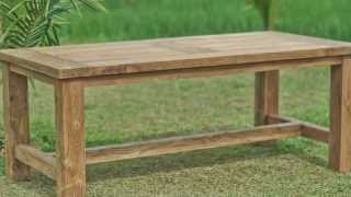 Teak tuinmeubelen  Gartenmoebel  Gardenfurniture [upl. by Teodoro]