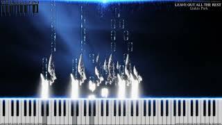 Linkin Park LEAVE OUT ALL THE REST Piano [upl. by Morrison]