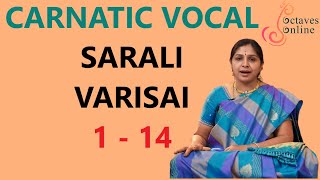 Sarali Varisai  1  14 All three speeds [upl. by Alakcim100]