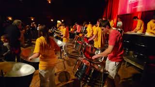 Panergy youth steel drum band from Telfs Austria performing on 18324 Turn it up and dance [upl. by Sosanna]