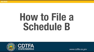 How to File a Schedule B [upl. by Edette]