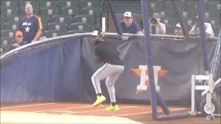 Marcell Ozunabatting practice full session Braves vs Astros41524 [upl. by Anallij]