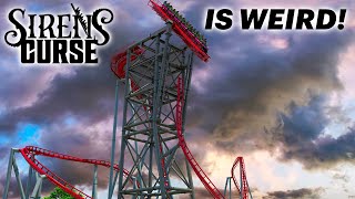 Sirens Curse Looks Awesome but also WEIRD  Cedar Points New 2025 Tilt Roller Coaster [upl. by Harihat837]