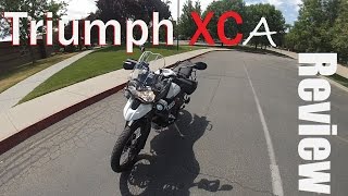 Triumph Tiger800 XCA Ride review [upl. by Borlow]