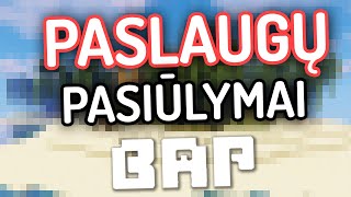 Naujos Paslaugos Minecraft Bap Serveryje [upl. by Dianemarie]