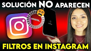 SOLUCIÓN  No me cargan los FILTROS DE INSTAGRAM [upl. by Abibah844]