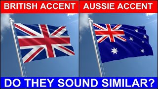 AUSTRALIAN AUSSIE ACCENT VS BRITISH ACCENT  Verbale Mondo [upl. by Larrie]