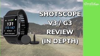 SHOTSCOPE V3 G3 REVIEW GOLF GPS WATCH SHOTSCOPEV3 [upl. by Macdonald]