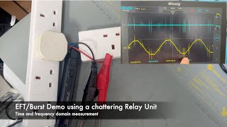 EFTBurst Type Noise using a Chattering Relay [upl. by Ogram]