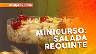 Minicurso de saladas para festas salada requinte [upl. by Veats]