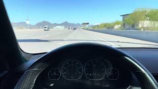 BMW 330CI ZHP Coupe E46 Highway Driving 2 [upl. by Enneicul]