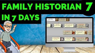 What I Discovered Using Family Historian 7 for 7 Days  Genealogy Software Showcase Ep9 [upl. by Attebasile]