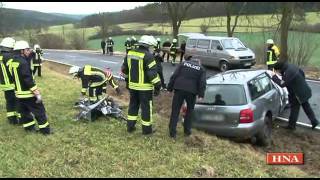 Schwerer Unfall bei Niederbeisheim [upl. by Marco]