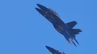 Blue Angels Practice Time 52124 [upl. by Tilford998]