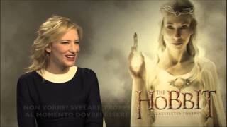 Lo Hobbit un Viaggio Inaspettato la nostra intervista a Cate Blanchett [upl. by Pam]