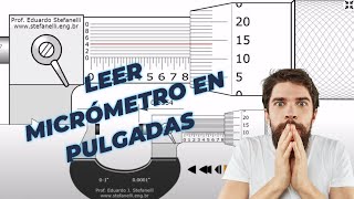 Como Medir con MICRÓMETRO en PULGADAS  Guía Práctica [upl. by Asenab]