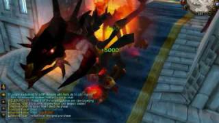 World Of Warcraft Deathwing in Stormwind [upl. by Oicnerual482]