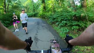 4K Road bike POV  Trek Domane SL6 Gen 4  Saddle River Bike Trail NJ [upl. by Etem]