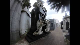 LA RECOLETA CEMETERY  many exposed coffins in Buenos Aires Argentina [upl. by Vidda]